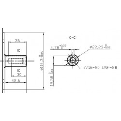 ME1304 PMSM brushless liquid cooling motor