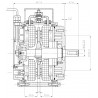 Moteur synchrone ME1304 PMSM brushless refroidissement liquide