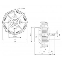 Moteur DC PMG132 PERM Motor promotion