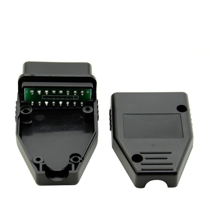 16-pin Male OBD2 Connector Socket To Solder