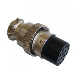 Kelly avionic male connector with female socket