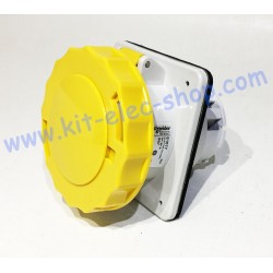 Female socket 63A PK yellow...