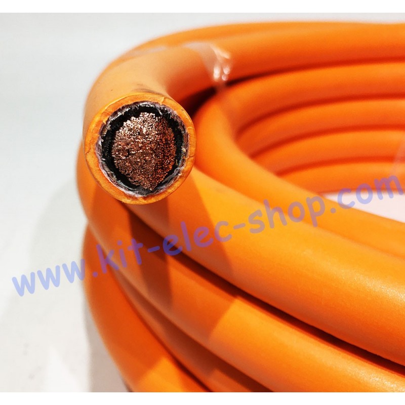 5m | 0,75 mm2 | Câble Fuseaux Cuivre Voiture Voiture 12V Rouge Orange Jaune  Noir