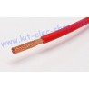 Câble souple 6mm2 rouge H07 V-K le mètre