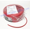 Red flexible 6mm2 H07 V-K cable per meter