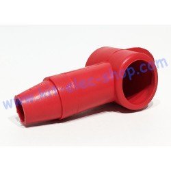 Cache rouge long pour cosse tubulaire 25mm2 218E2V02