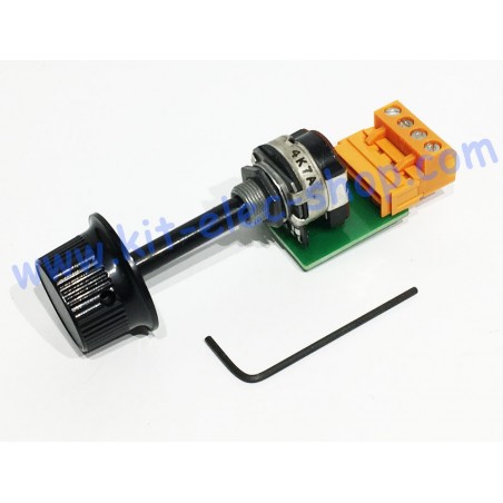 3 wires 4.7k ohms potentiometer with FS1 switch