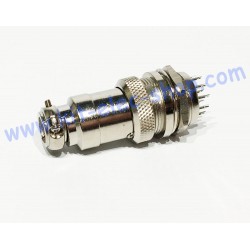 Kelly avionic male connector with female socket