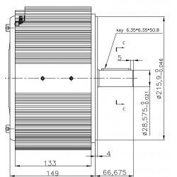 Synchronous motor ME1905 (ME1507) PMSM brushless 20kW