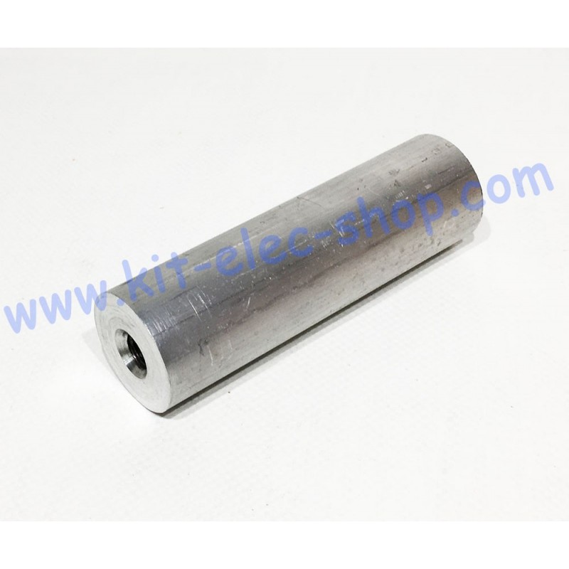 Aluminium Threaded Spacer Diameter 30mm Length 110mm M10