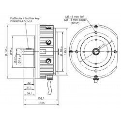 Moteur DC SL140-2NFB Heinzmann référence 714-00-174-04