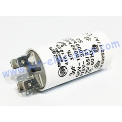 Start-up capacitor 3uF 450V DUCATI double faston 416.10.0364