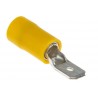 Cosse FASTON 6.3mm jaune mâle