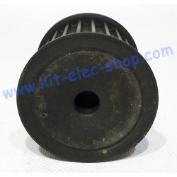 HTD 50mm 30 teeth steel pulley with flange 30-8M-50-F 7/8 inch shaft