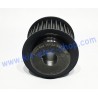 HTD 50mm 30 teeth steel pulley with flange 30-8M-50-F 7/8 inch shaft