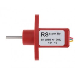 Potentiometer linear sensor 5k ohm red