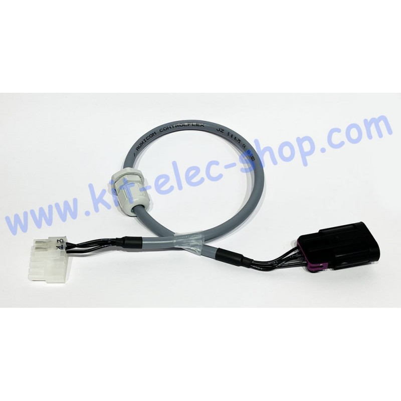 Itc Display Cable 12 Pin Molex Connector To Delphi Gt150 4 Pin Connector With Cable Gland 