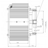 Moteur synchrone ME2401 PMSM brushless 20kW à axe creux