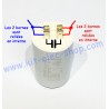 Start-up capacitor 3uF 450V DUCATI double faston 416.10.0364