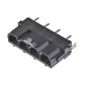 Connecteur mâle Molex Mini-Fit Sr 4 contacts pas de 10mm droit pour CI 42819-4213