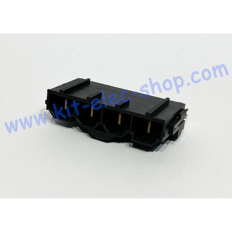 Connecteur mâle Molex Mini-Fit Sr 4 contacts pas de 10mm droit pour CI 42819-4213