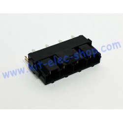 Connecteur mâle Molex Mini-Fit Sr 4 contacts pas de 10mm droit pour CI 42819-4213