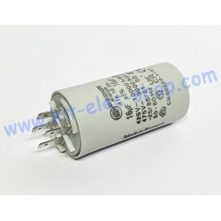 Start-up capacitor 16uF 450V DUCATI double faston 416.10.9964