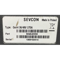 SEVCON three-phase controller GEN4 4827 size 2 sin/cos second hand