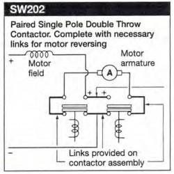 Contacteur inverseur SW202-6 24V 400A courant continu