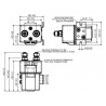 Contacteur SW80-374P 48V 150A courant continu 12V étanche