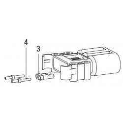 Kit Pilot contacts auxiliaires pour connecteur mâle REMA EURO 80A