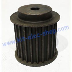 HTD 50mm 36 teeth steel pulley with flange 36-8M-50-F 7/8 inch shaft