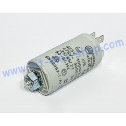 Start-up capacitor 6uF 450V DUCATI double faston 6.3mm 416.10.0964