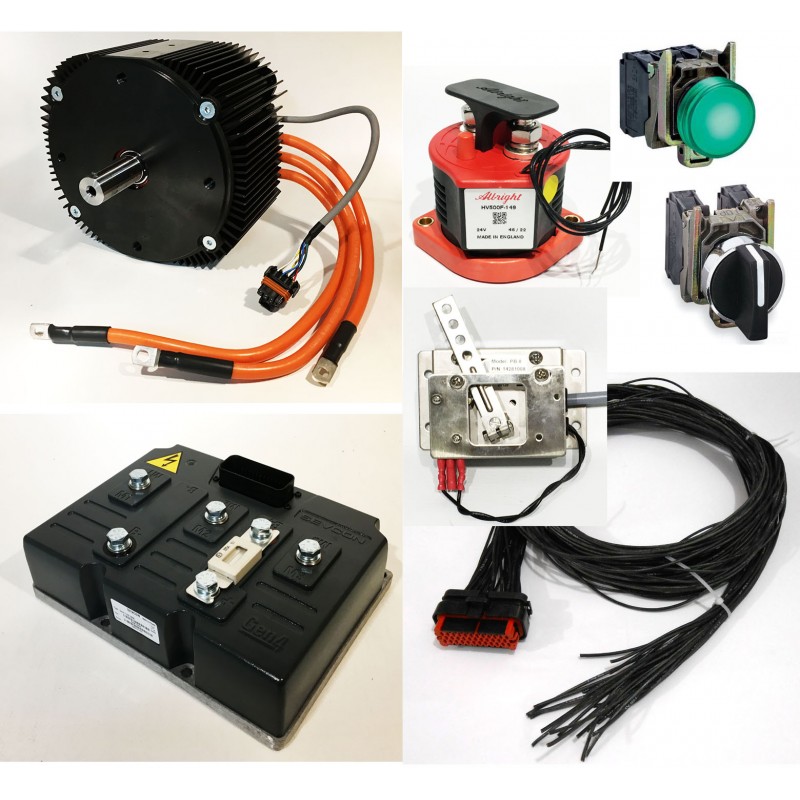 Kit électrification véhicule 110V 300A moteur ME1905 10kW sans batterie