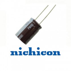 Condensateur NICHICON 820uF 63V PW(M) 105°C