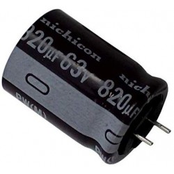 Capacitor NICHICON 820uF 63V PW(M) 105°C