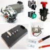 Kit électrification véhicule 60V-72V-84V 550A moteur asynchrone ABM 15kW et réducteur sans batterie