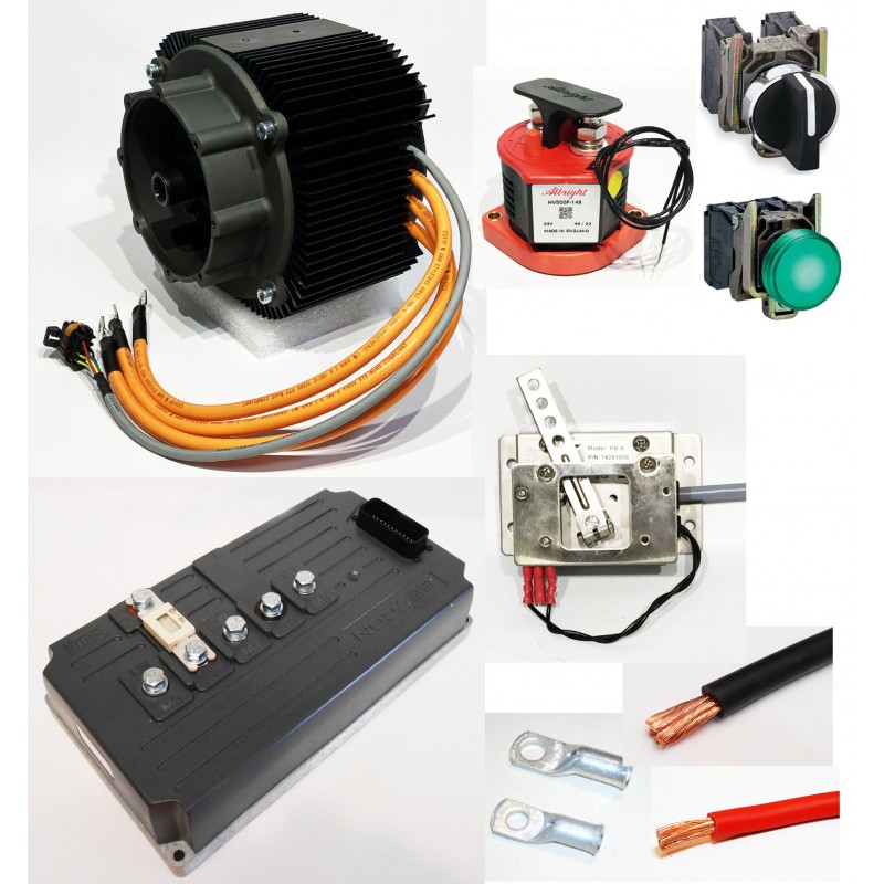 Kit électrification véhicule 72V moteur ME2401 15kW sans batterie