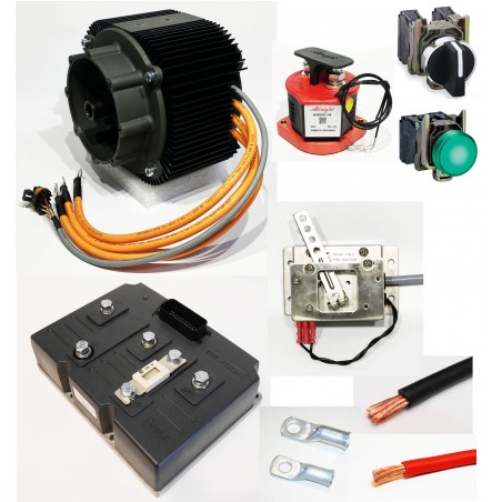 Kit électrification véhicule 72V moteur ME2401 12kW sans batterie