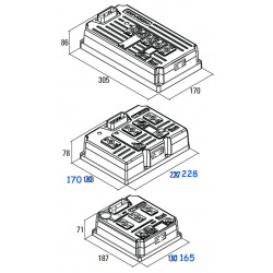 Pack variateur SEVCON GEN4 taille 2 et dissipateur sur support en acier