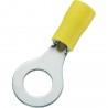 Yellow 10mm ring crimp terminal for 6mm2 cable