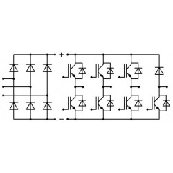 Pack onduleur triphasé pédagogique à IGBT SEMITEACH avec câbles