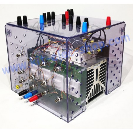 Pack onduleur triphasé pédagogique à IGBT SEMITEACH avec câbles