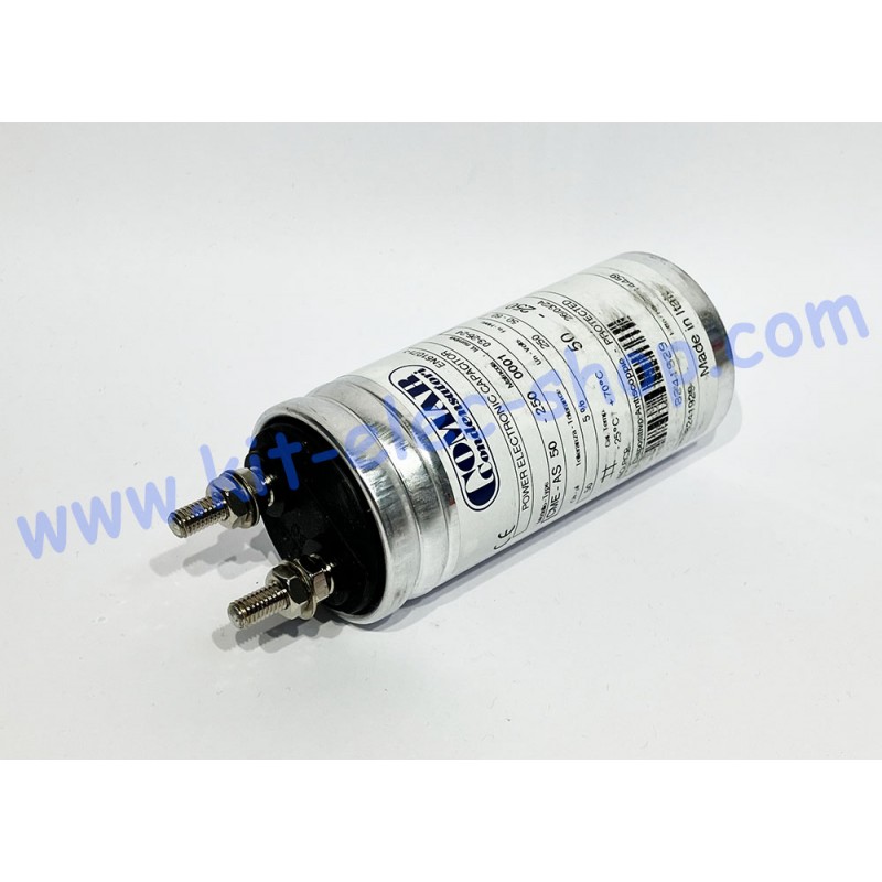 Capacitor CME-AS 50uF 250VAC COMAR 8241929