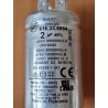 Start-up capacitor 2uF 425V-500V DUCATI double faston alu 416.33.6064