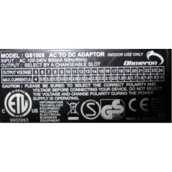 Alimentation multi tensions à découpage 5V-24V 36W GS1005