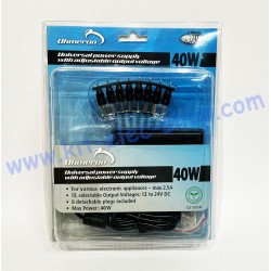 Alimentation multi tensions à découpage 12V-24V 40W GS1005N