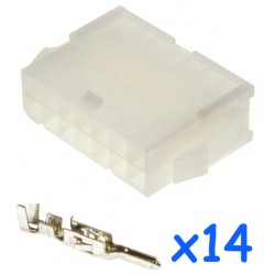 MOLEX female 14 pin...