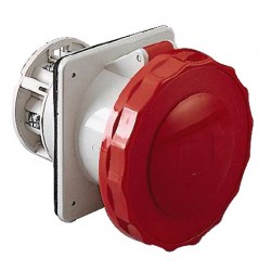 Female socket 63A PK red 3P+N+T 81683