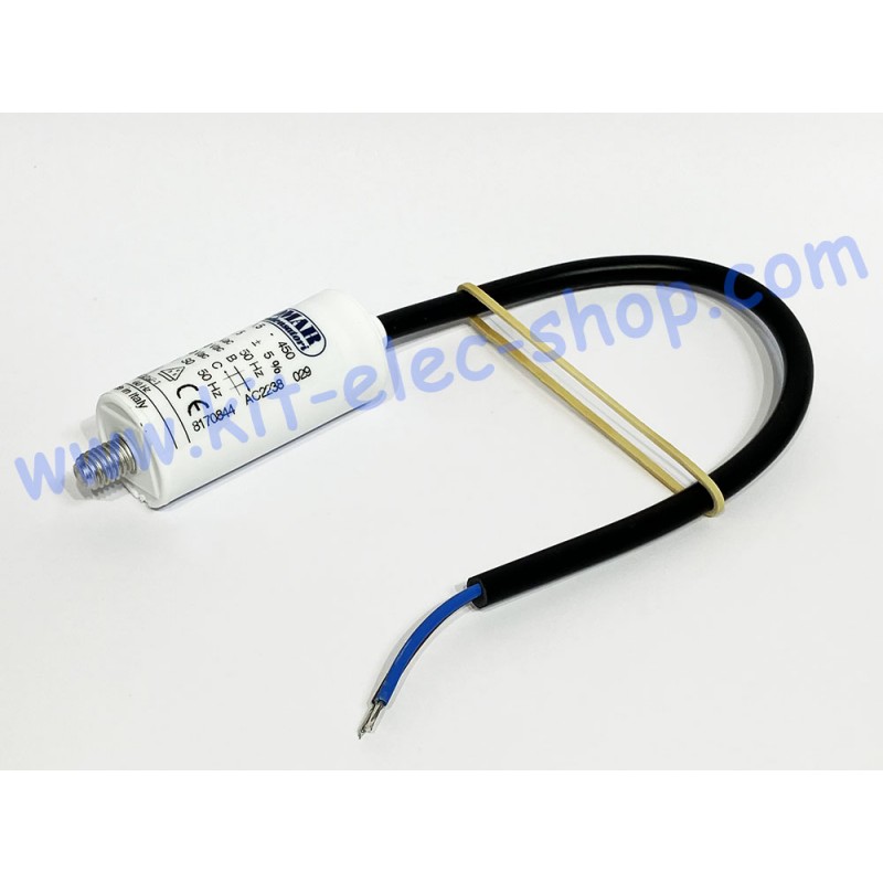 Start-up capacitor 1.5uF 400-450VAC MKA COMAR